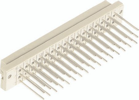 HARTING Federleiste 09052482821 aus Messing in Beige mit 3 Reihen - Bild 1