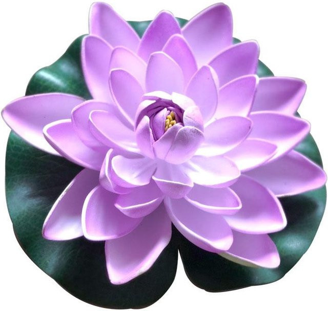 Schwimmende künstliche Lotusblume von Garden Supplies My in Multicolor für Teich und Gartendekor - Bild 1