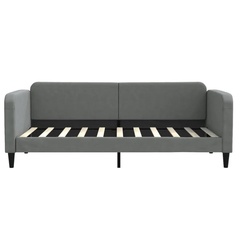 Vidaxl Schlafsofa mit Schubladen in Dunkelgrau aus Stoff mit modernem Design, Breite: 90 cm, Länge: 190 cm - Bild 3