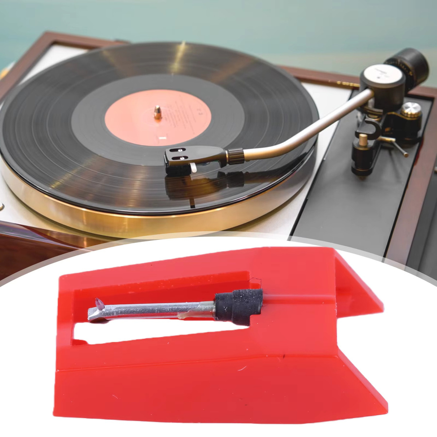 Alloet Vinyl-Nadelersatz in Rot für Crosley Victrola Sylvania Boytone zur Verbesserung der Klangqualität - Bild 3