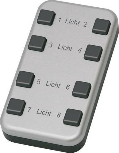 Eltako Funk Handsender FMH8-al/an 8-Kanal in Grau mit einer Reichweite von bis zu 30 m im Freifeld - Bild 1