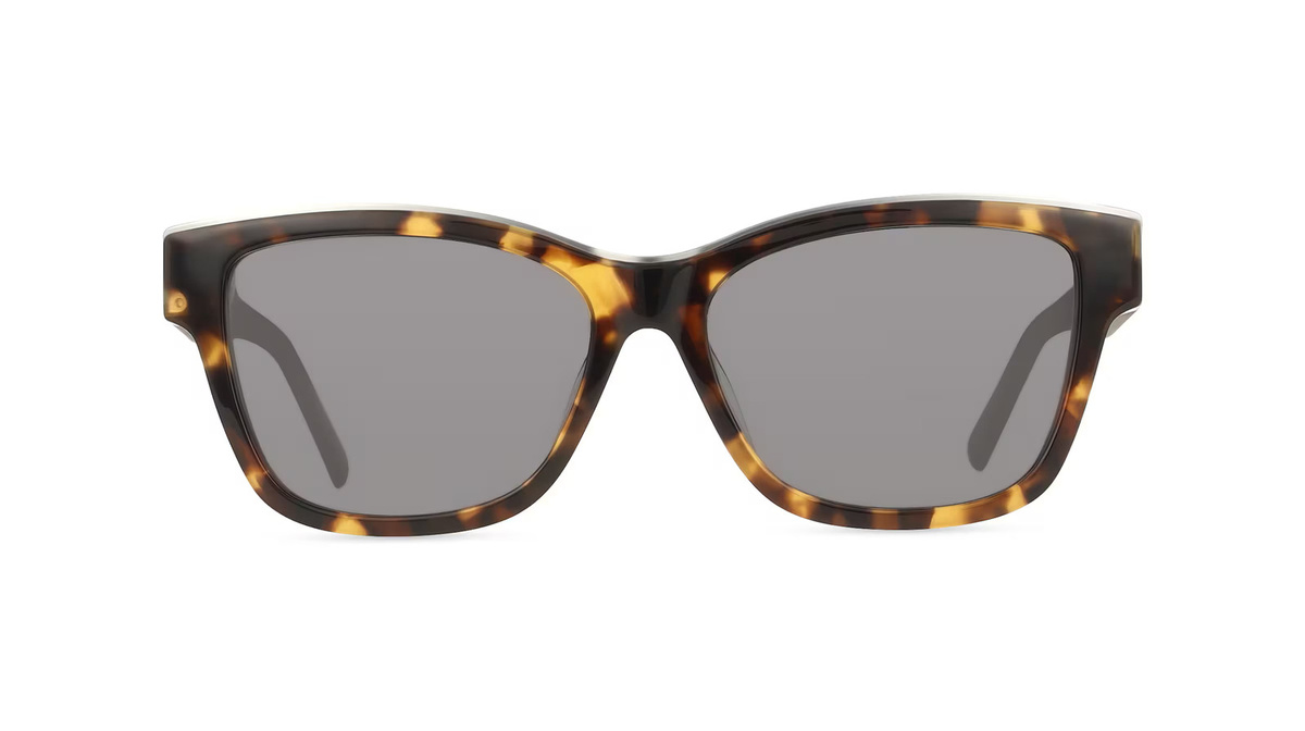 DKNY DK549S Sonnenbrille Butterfly, Vollrand, Acetat, Unisex, braun, grün - Bild 1