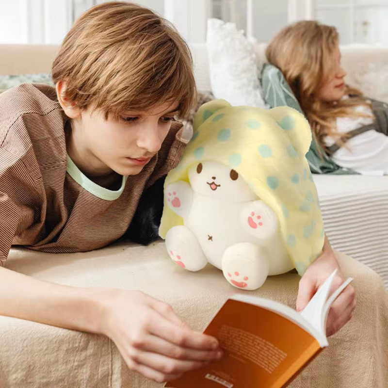 Sanrio Marumofubiyori Bär Plüsch Puppe, Plüsch Anhänger - Bild 2