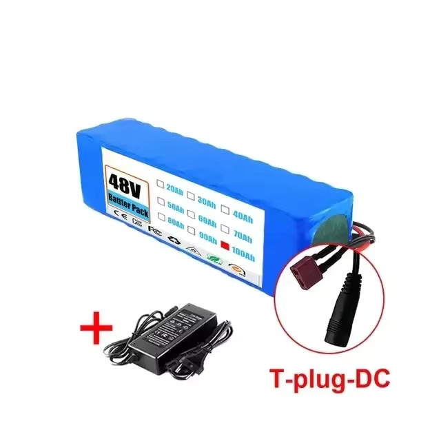 Lithium-Ionen-Akku 13S3P 48V 100Ah 100000mAh mit 2000W BMS in Blau - Bild 3
