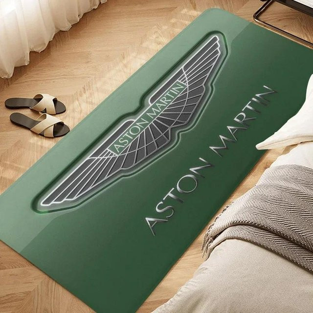 Karpetti Bodenteppich D-Aston D-Martin Veranda in Grün, rutschfest und waschbar, B/T: 120 x 80 cm - Bild 1