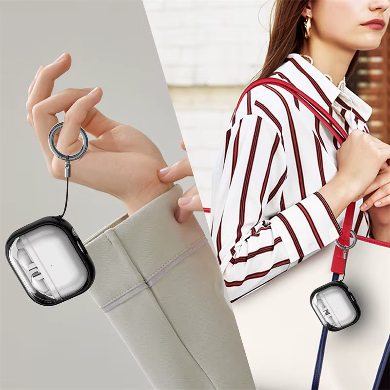 Samsung Kopfhörerhülle für Galaxy Buds 3 und 3 Pro, stoßfeste TPU-Schutzhülle mit Haken, Gelb - Bild 6