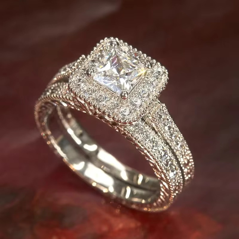 Huitan Ringe, Silber, Zirkonia, Damen - Bild 2