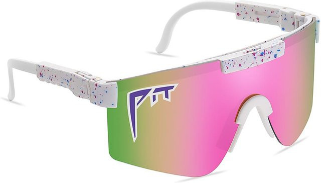 Yiran Sportsonnenbrille, Vollrand, Multicolor, Unisex, Kunststoff - Bild 1