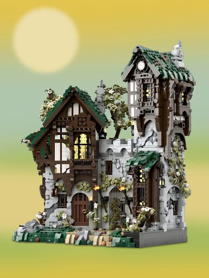 Gobricks MOC-211440 Torwächter, Bausteine, Fantasy, Ziegelstein-Modell - Bild 4