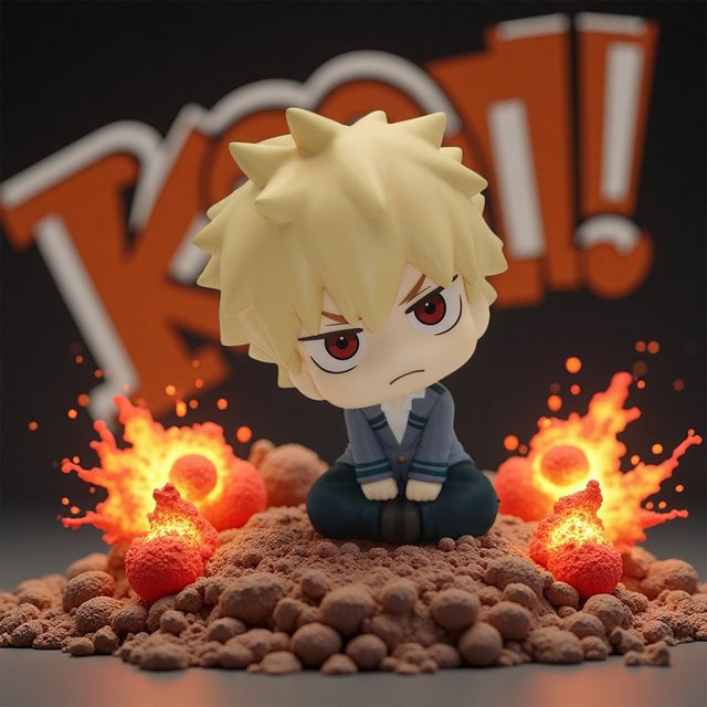 Bandai Gintama Sakata Gintoki Tsuchikō Tōjiro, PVC-Puppe, Q-Version - Bild 1