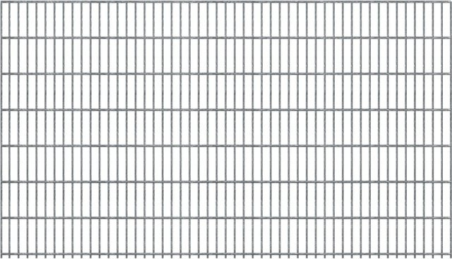 Fa-Bausysteme Doppelstabmatte feuerverzinkt B: 250 cm, H: 143 cm, Drahtstärke: 6/5/6 mm - Bild 1