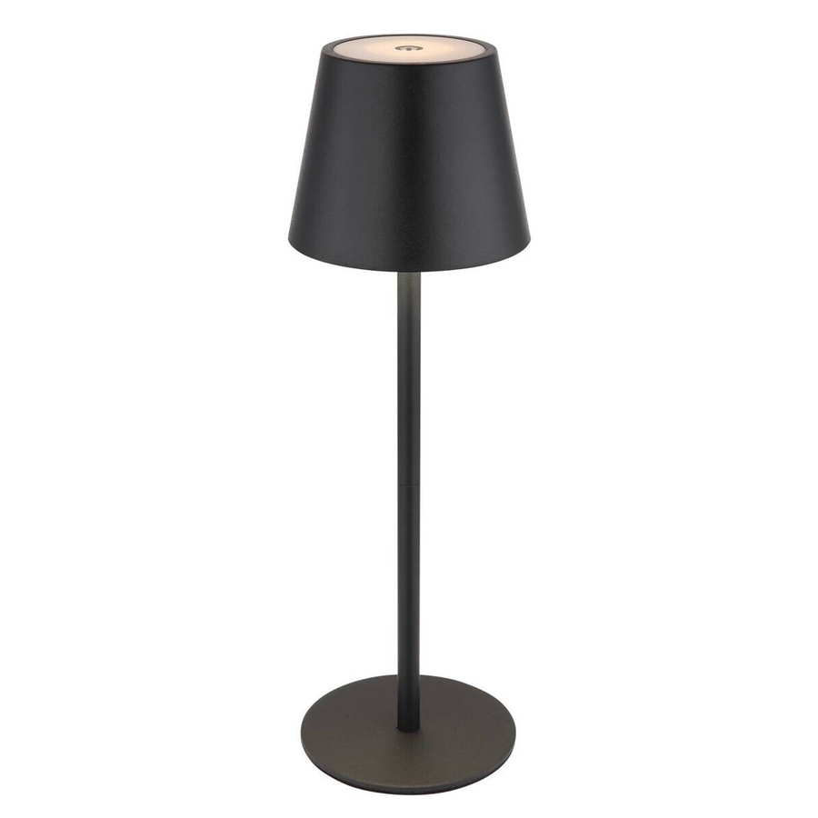 Tischleuchte Vannie von Globo Lighting in Schwarz, dimmbare LED-Tischlampe mit Touch-Funktion und Akku - Bild 3