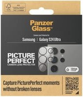 PanzerGlass PicturePerfect Kameraschutzglas für Samsung Galaxy S24 Ultra in Schwarz und Transparent - Bild 2