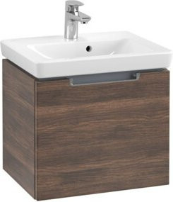 V&B Waschtischunterschrank Subway 2.0 in Arizona Oak mit Chromgriffen, B/T/H: 48,5 x 42 x 38 cm - Bild 1