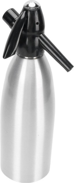 Tragbarer Sprudelwasserbereiter mfySpace Sodasiphon für Cocktails und DIY-Getränke, 1 l, Grau - Bild 1