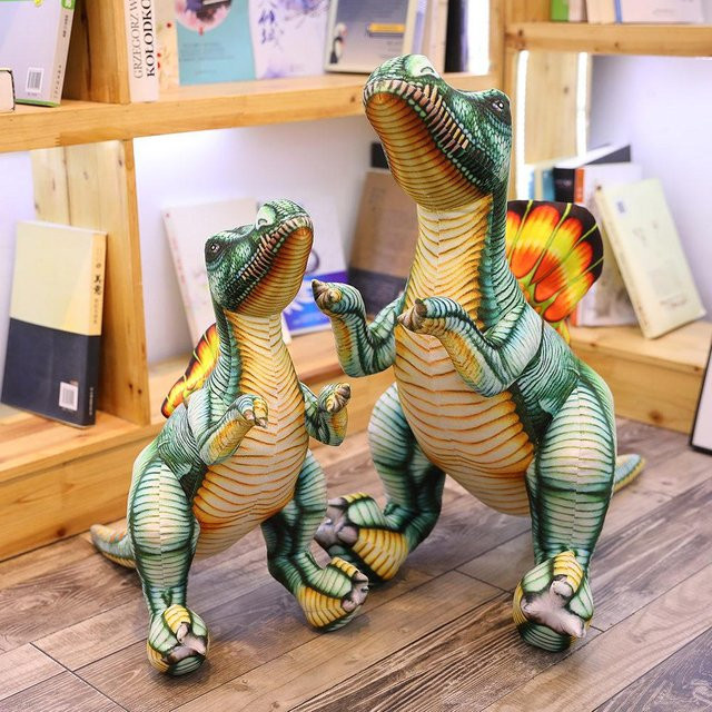 Simulation Dinosaurier Plüschtiere Spinosaurus Drache, grün, 100cm - Bild 1