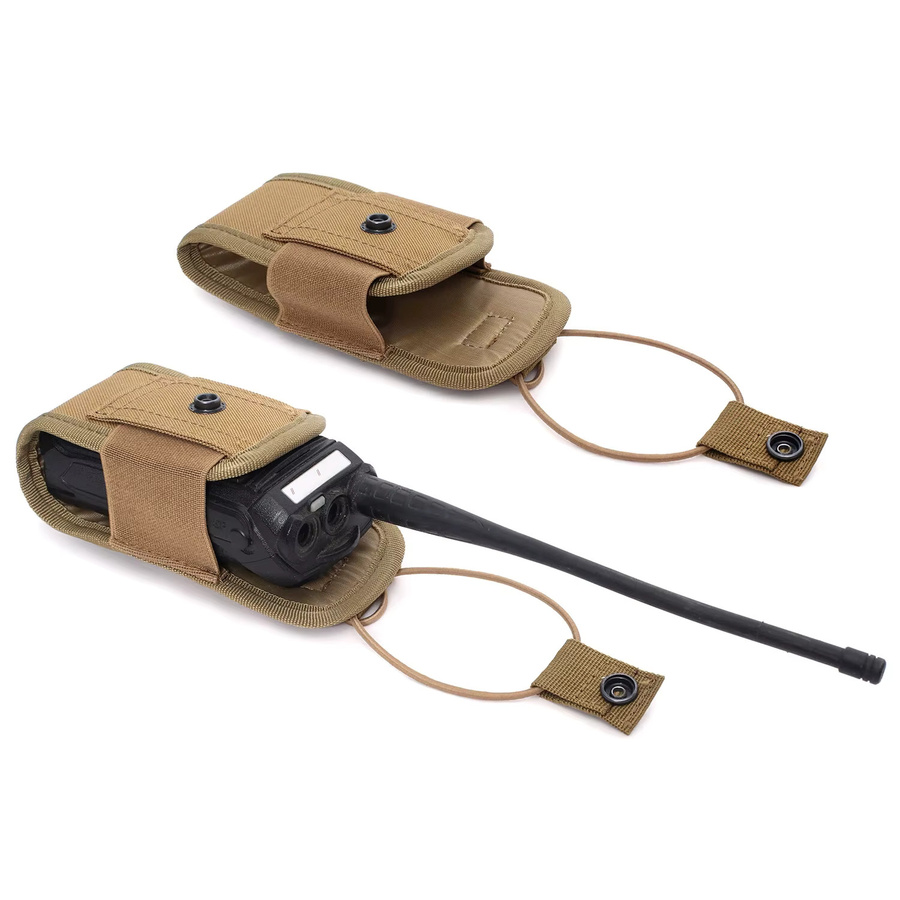 GOT-TOG Walkie-Talkie-Tasche in Grün – Universelle Molle-Radio-Hülle aus Nylon als Zwei-Wege-Radio-Halterung - Bild 2