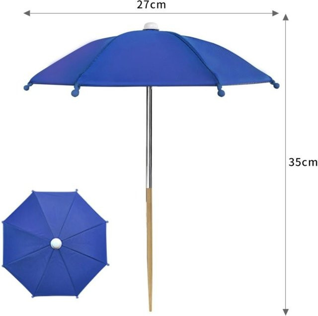 DYSkunbao Winddichter Pflanzen Sonnenschirm in Blau zur Pflanzenpflege und zum Sonnenschutz - Bild 1