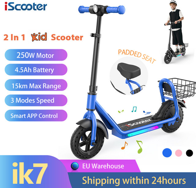 IScooter IK7 Kinder-Elektro-Scooter, 8,5 Zoll, ab 8 Jahre - Bild 1