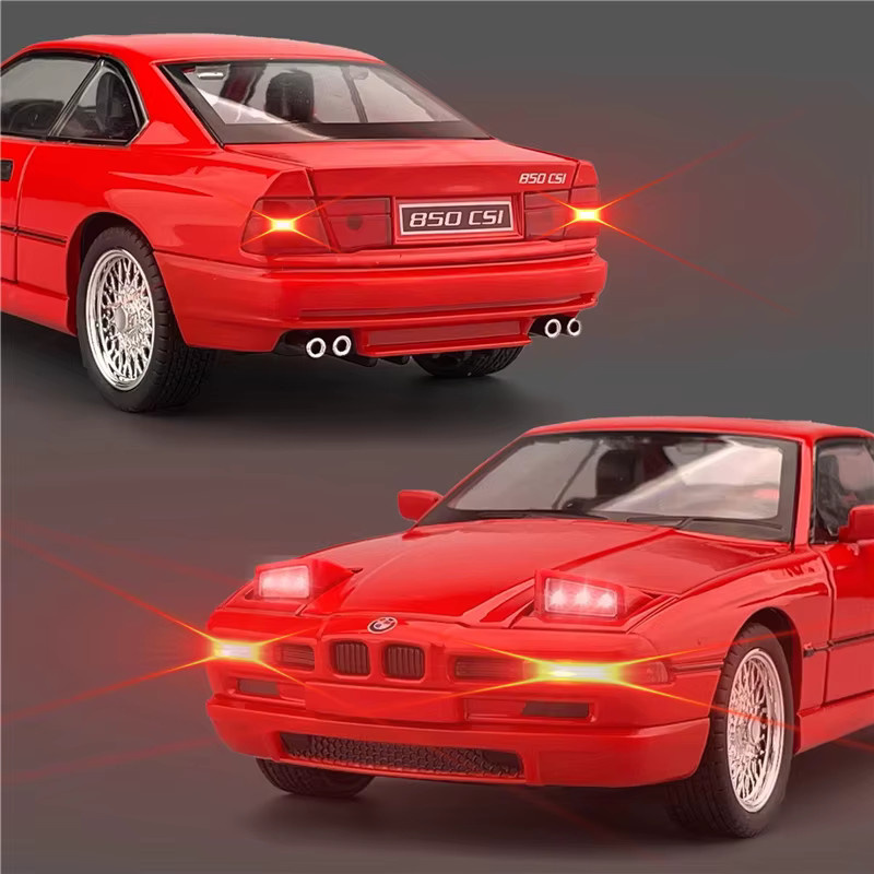 MAKEDA CSI E31 Sportwagen Modell, 1:24, Metall, mit Licht und Sound - Bild 2