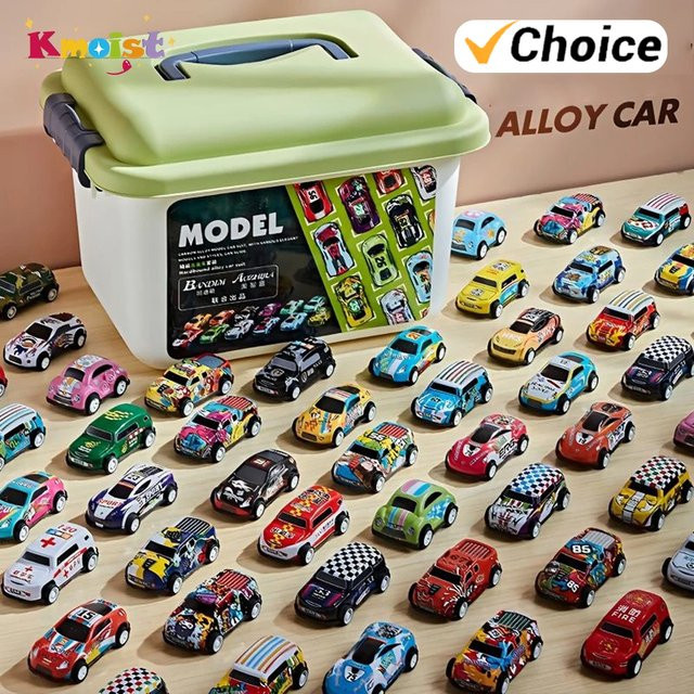 Kmoist Mini Legierung Auto Modell Set, Diecast Autos, Metall, Bunt / Mehrfarbig - Bild 1
