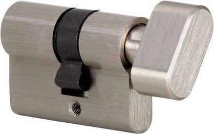 NOVADOORS Profilzylindereinsatz Schlossseite Silber, B/H: 26 x 31,7 mm - Bild 1