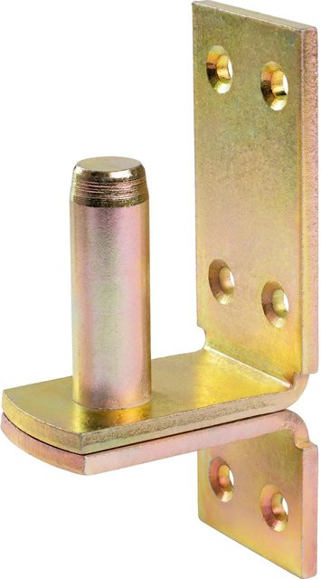Dolle Aufschraubkloben D1 Gelb Verzinkt Durchmesser: 16 mm, Breite: 116 mm, Tiefe: 40 mm - Bild 1