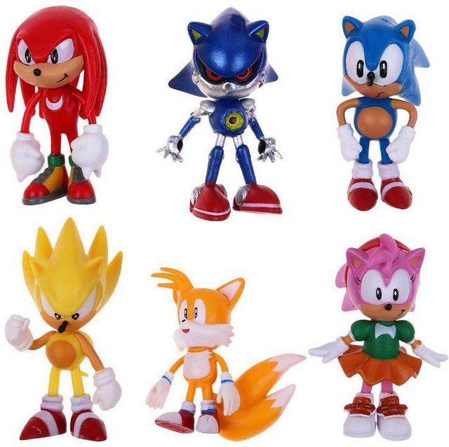 DewBloom Sonic the Hedgehog Actionfiguren, Spielzeugset, Bunt / Mehrfarbig - Bild 1