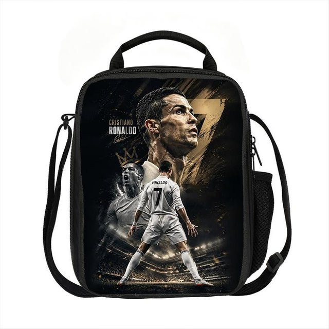 Fancy Style Studio Ronaldo Thermotasche Fußballstar, auslaufsichere Isoliertasche für Lunchboxen in Multicolour - Bild 1