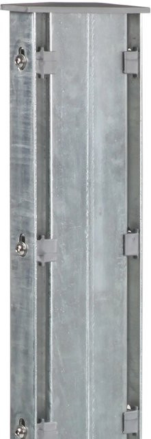 Floraworld Gabionenpfosten aus Stahl in Silber, B/T/H: 4 x 4 x 140 cm - Bild 1