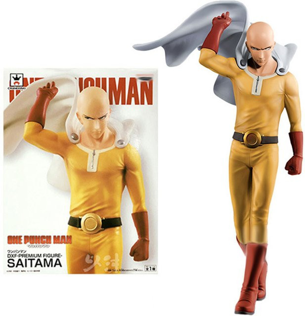 Bandai One Punch Man Saitama Figur, 20 cm, Kunststoff, Einzelfigur - Bild 1