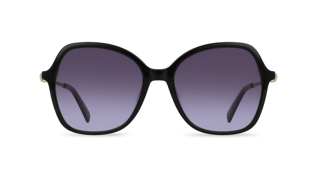 Longchamp LO705S Sonnenbrille Butterfly, Vollrand, Kunststoff, Unisex, schwarz - Bild 1
