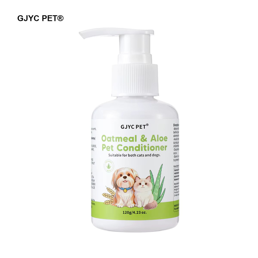 GJYC PET Tierpflege-Conditioner für Hunde und Katzen, Hafer-Aloe, empfindliche Haut - Bild 3