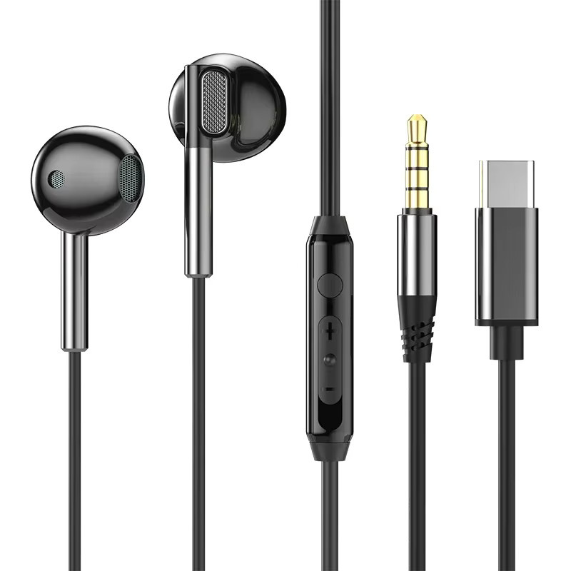 EARDECO In-Ear-Kopfhörer mit 3,5 mm Jack oder USB-C, HiFi Stereo-Ohrhörer mit Bass und Mikrofon für Sport und Alltag - Bild 5