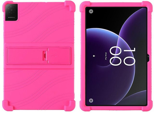 Stoßfeste Silikon Tablet Hülle für TCL Tab 10 Gen 4 in Rosa - Bild 1