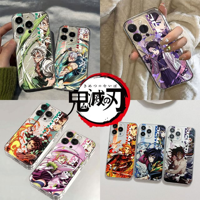 Handyhülle mit Anime Demon Slayer Design für Xiaomi Redmi Note Serie in Multicolour, weiche TPU-Hülle - Bild 1