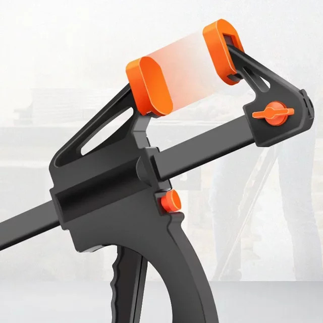 STONEGO F-Clip Schnellspanner aus Nylon für Holzbearbeitung und Metallbefestigung, Breite: 10,2 cm - Bild 1