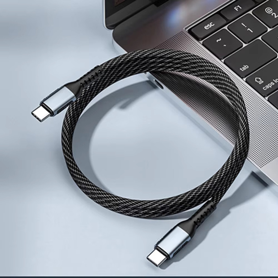 UGOURD PD240W USB-C Ladekabel 100W mit E-Marker Chip in Schwarz für iPhone 15, Xiaomi und MacBook Pro - Bild 5