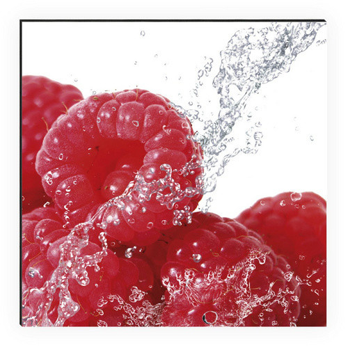 mySPOTTI Küchenrückwand Aqua-Himbeere aus Aluverbund in Rot und Weiß, Breite: 220,0 cm, Höhe: 60,0 cm - Bild 3