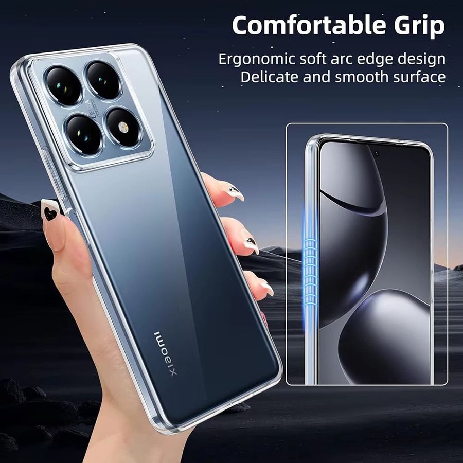 Transparente TPU-Schutzhülle für Xiaomi Mi 17 15 15T 14 14T 13 13T 12 12T 11 11T 10 Lite 10T Pro, Ultradünne Silikonhülle in Transparent - Bild 6