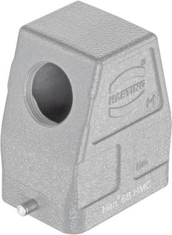 HARTING Tüllengehäuse aus Kunststoff in Silber, Artikelnummer 19 30 206 0546 - Bild 1