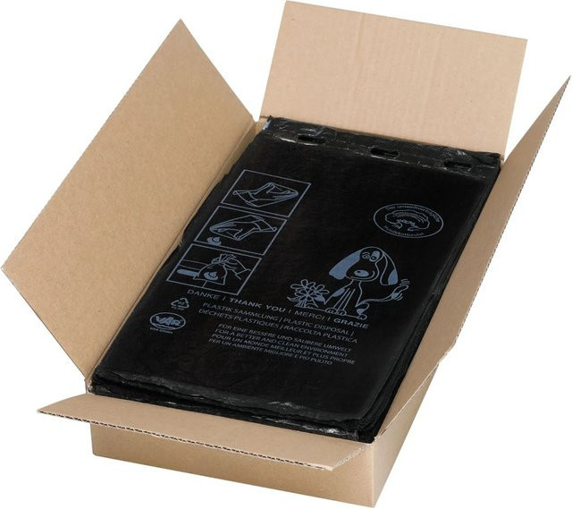 PROREGAL Hundekotbeutel Schwarz, 2000 Stück, H x B x T: 20 x 33 x 0,01 cm - Bild 1