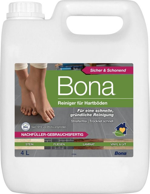 Bona Reiniger für Hartböden Nachfüllkanister Weiß 4 l - Bild 1