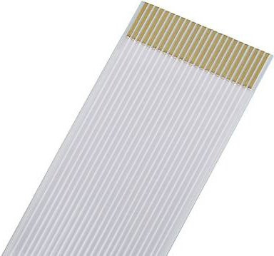 Molex 150200071 Flachbandkabel in Weiß mit Goldkontakten und 0,50 mm Rastermaß - Bild 1