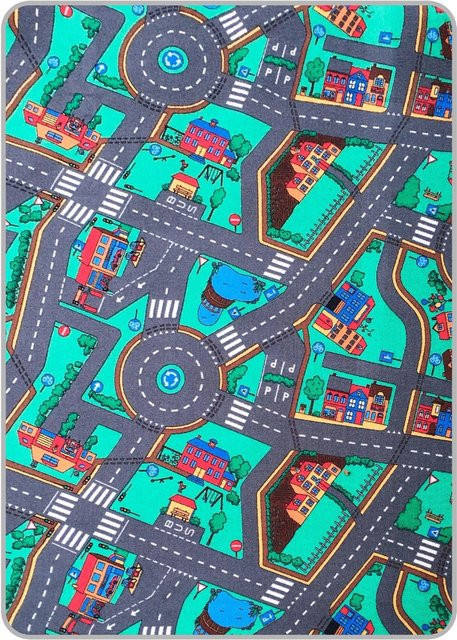 Modern Living Spielteppich Ralley in Bunt, Rechteckig, B/B: 100 x 175 cm - Bild 1