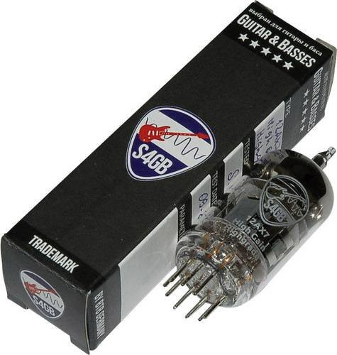 BTB Vertrieb 12AX7 S4GB High Gain Elektronenröhre Doppeltriode für Gitarre und Bass mit Noval Sockel - Bild 1