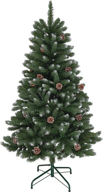 Künstlicher Weihnachtsbaum Blavand in Weiß-grün mit Schnee, Höhe: 150 cm - Bild 1