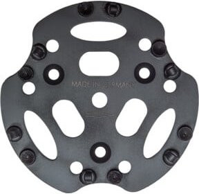 Roll PKD-Scheibe PRO Diamantscheibe mit 6 PKD-Segmenten und 6 Rundsegmenten, Durchmesser: 250 mm, Farbe: Schwarz - Bild 1