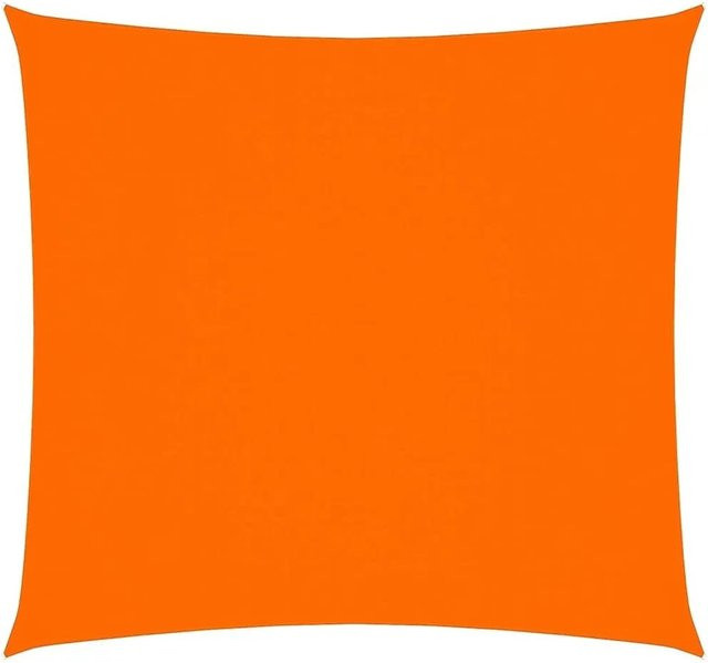 Furnicato Sonnensegel aus PU-beschichtetem Oxford-Gewebe, quadratisch, Orange, B x B: 3,6 x 3,6 m - Bild 1