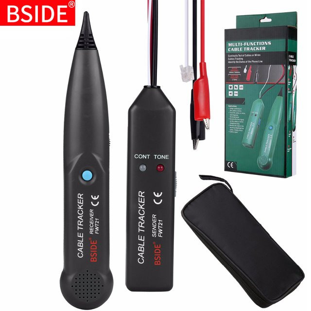 BSIDE Cable Tracker Netzwerk und Telefonleitung Detektor zur Kabelortung und Drahtsuche - Bild 1